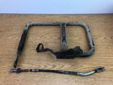 2007-2012 Yamaha Big Bear 400 4x4 OEM Right Foot Rest Bracket Brake Pedal