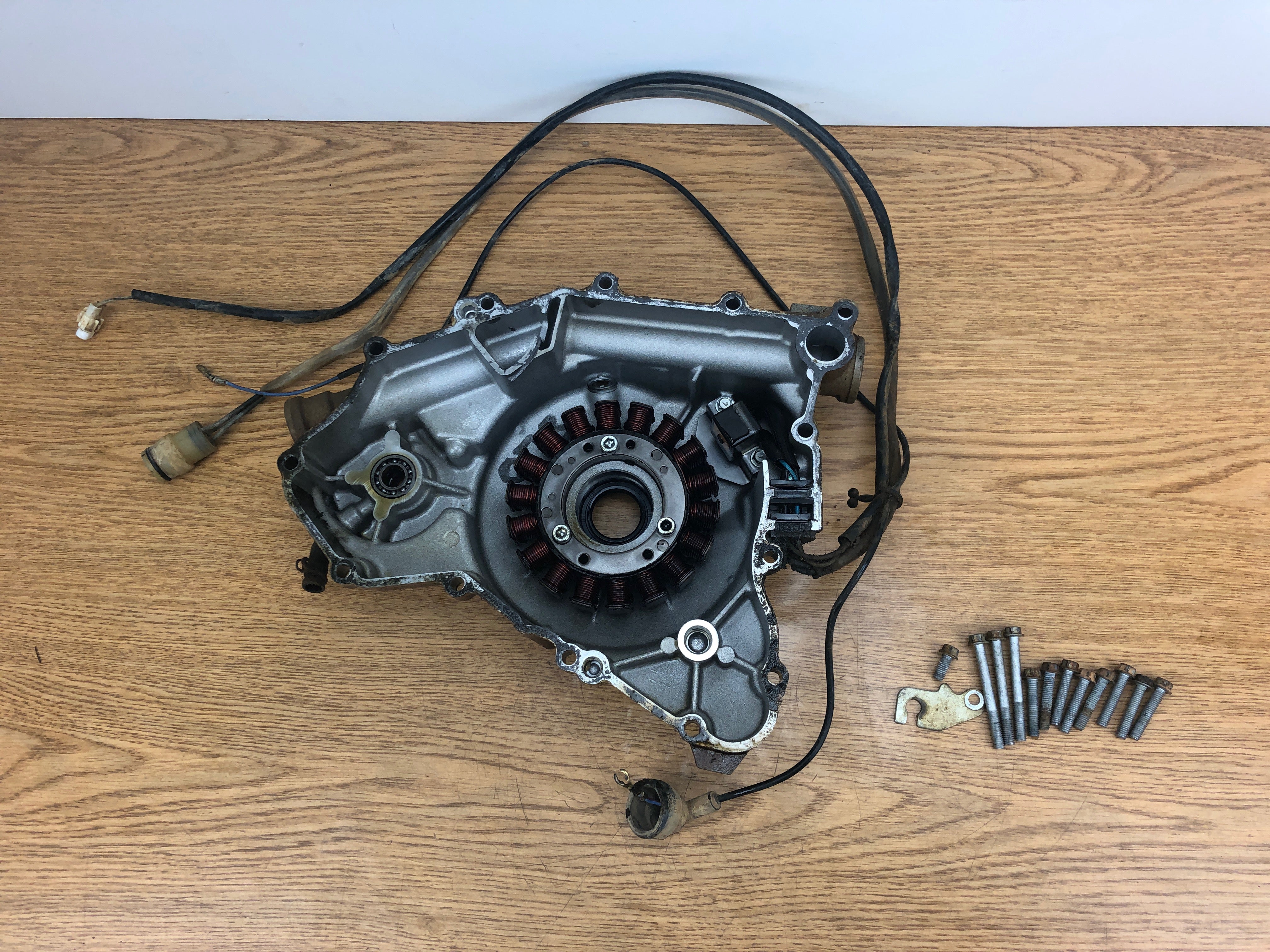 かわうそ 2006 Kawasaki Brute Force 750 OEM Stator and Cover