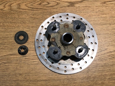 1999-2001 Yamaha Grizzly 600 4x4 Front Left Wheel Hub Brake Rotor Nut