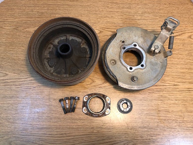1999 Yamaha Grizzly 600 4x4 OEM Rear Brake Drum Back Plate Assembly