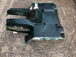 1999-2001 Yamaha Grizzly 600 4x4 Front Fender Plastic Hood Green