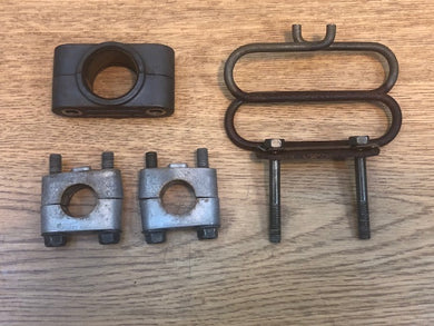1999 Yamaha Grizzly 600 4x4 OEM Steering Stem Clamps Handlebar Clamps